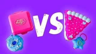 Old Polly Pocket VS New Polly Pocket - Eden & Adalee Toy Review