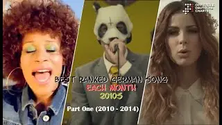 Best Ranked German Song Each Month 2010s: Part 1 (2010 - 2014)