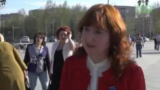 Митинг недовольных учителей в Нижневартовске.
