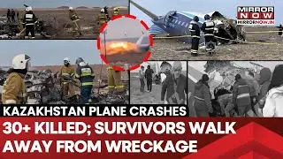 Kazakhstan Plane Crash: Survivors Walk Away From Wreckage, Shocking Video Out | 30+ Killed