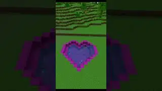 Heart pond🥰 #minecraft #shorts