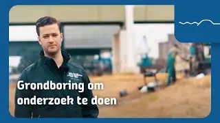 Grondboring om onderzoek te doen