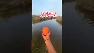 SONY Bluetooth speaker waterdrop high drop test