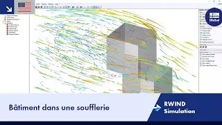 [EN] Programme RWIND Simulation | B&acirc;timent dans une soufflerie