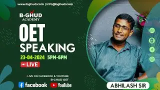 OET Speaking | B-GHUD OET | #LIVE - 19