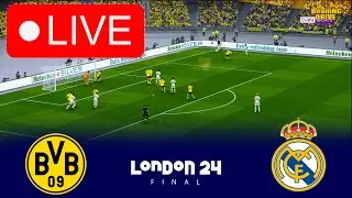 LIVE | DORTMUND vs REAL MADRID | FINAL | UEFA Champions League | Live Simulation/Recreation