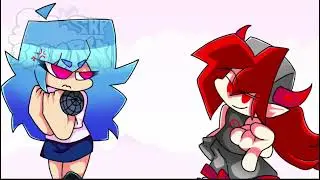 Sky (fnf sky st4rcannon) cover but sky and boyfriend x sing it