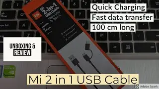 Mi 2 in 1 USB Cable II Unboxing & Review