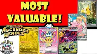 The Most Valuable Cards from Ascended Heroes! Top 10! This Set is HUGE for Value! (Pokemon TCG News)