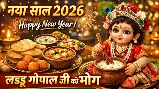 1st January 2026 Special | Laddu Gopal Ji Ka Bhog 🙏 | New Year Bhajan & Vlog 