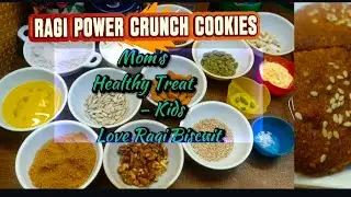 No Oil ❌ No Maida ❌ No Gluten ❌ No Sugar ❌ | Healthy Ragi Power Crunch Cookies 🍪 @RadShoppingCart 