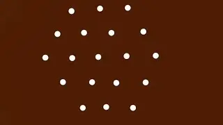 7x4 dot easy kolam pattern @dailynewkolamdesign 