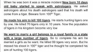 The Tiger King: 250 Words Character Sketch | Simple & Easy to Memorize