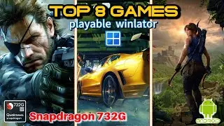 Winlator | Top games AAA playable | Snapdragon 732G ( jogáveis )
