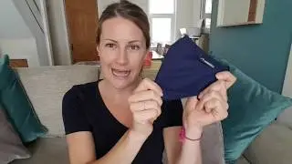 SwimCell 3 layer face mask. 100% Cotton with Adjustable Nose Wire and Toggles. Includes 4 x Filters.