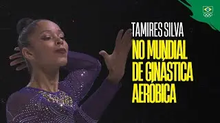 Tamires Silva no Mundial de Ginástica Aeróbica