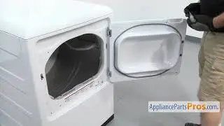 How To Replace: GE Dryer Dryer Door Assembly WE10X26855