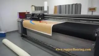 Smart digital printer for the customized pattern vinyl flooring sheet