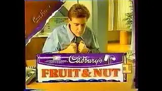Cadbury Fruit and Nut chocolate bar (advertising - 1994)