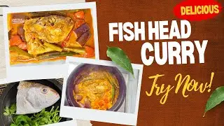 Mouth-Watering Fish Head Curry 🍛🔥| Spicy & Authentic Recipe | Samz Kitchenz Special 🐟🍛