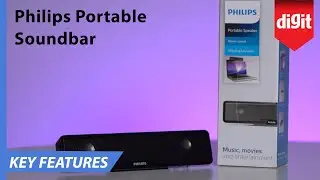 Philips SPA1100BK 94 Portable Soundbar Key Features