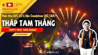 📸📍 Vũng Tàu Bắn Pháo Hoa RỰC RỠ & HẬU COUNTDOWN 2026 CỰC CHÁY TẠI THÁP TAM THẮNG!