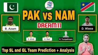 PAK vs NAM Dream 11, Today T20 World Cup Match Team, Pakistan vs Namibia Prediction, NAM vs PAK T20
