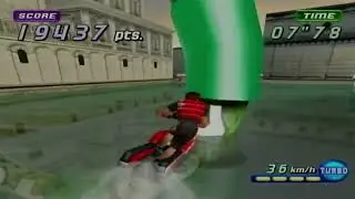 Wave Race Blue Storm La Razza Canal Expert Stunt Mode (47790 points)