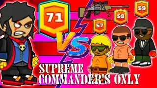 DA2 | Mini Militia | My First Video of Sniper Outpost Me Vs 3 Supreme Commander's | #opgameplay #op