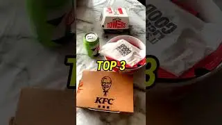 TOP 3 BEST VALUE FOR MONEY KFC MENU ITEMS🤤 #kfc #fastfood #food