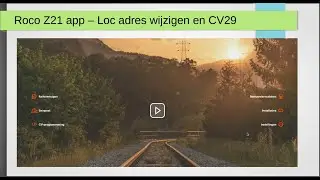 Roco/Fleischmann Z21 app - locomotief adres wijzigen en uitleg CV29