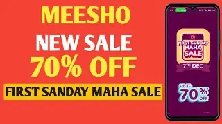Meesho First Sunday Maha Sale Live Loot Deals | 90% Off Offers | Today Big Discount