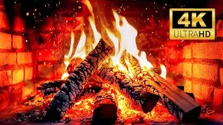 🔥 12-часовое видео с камином в формате 4K – звуки настоящего потрескивания огня для сна и отдыха