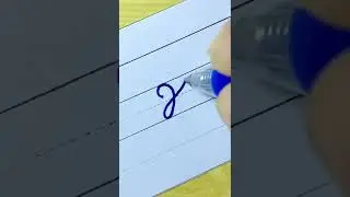 How to write in cursive Capital letter X |Cursive Writing for beginner |Cursive handwriting practice