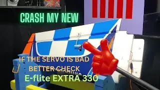 TESTING SERVO E-flite BNF RC airplane Spektrum XBX100 BETTER SAFE SELECT THAN SORRY