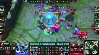Worlds 2015 Epic Soaz Backdoor | OG vs. LGD
