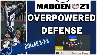 MADDEN 21- BEST DEFENSE🔐 DOLLAR 3-2-6 IS OVERPOWERED🥵LOCK DOWN EVERY PASS OFFENSE IN MADDEN 21🔐
