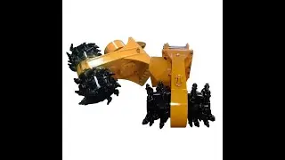 Excavator tunnel milling machine can plan and mill 40-50m&sup3; in one hour