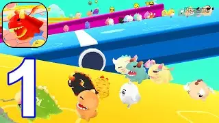 STAR Guys - Fall Together - Gameplay Walkthrough Part 1 Tutorial Random Funny Minigames (Android)