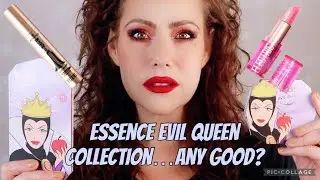 NEW AFFORDABLE MAKEUP FROM ESSENCE| TESTING THE DISNEY EVIL QUEEN COLLECTION!