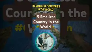 5 Smallest Country in the World by Area. #shorts #trending
