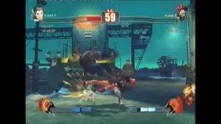 SF4 G1 match 18 - Kazurk7(Sakura) v (Akuma)