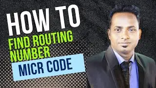 What is Routing Number? Where to Find ? MICR CODE | Online Payment Issued | Resolved |
