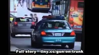 Police leave gun unattended - PigsAreFunny.com