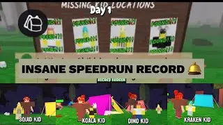 UNBELIEVABLE SPEEDRUN RECORDS | ALL IN ONE DAY 99 NIGHTS IN THE FOREST #roblox 