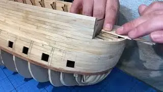 Santa Ana #part7 Trimming the Stern and working on the forecastle #Artesania