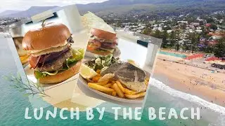 LUNCH BY THE BEACH (THIRROUL BEACH PAVILION) | FISH AND CHIPS & BIG BOY BURGER WITH DRONE VIEW