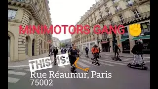 Minimotors Dualtron 🛴 This is Rue Réaumur Paris 75002 👈