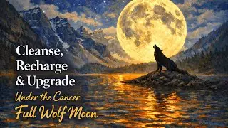 Cancer Full Wolf Moon Ritual ✨ Cleanse & Recharge the Sacral Chakra ✨Yoga, Meditation & Affirmations
