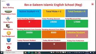 School College Management Database in MS Access